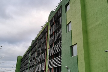 Многоуровневый паркинг, Москва, Парковая ул.